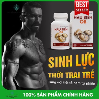Tinh chất hàu biển OB - chuyên trị xuất tinh sớm, yếu sinh lý nam, tăng chất lượng tinh trùng(Hộp 30 viên)