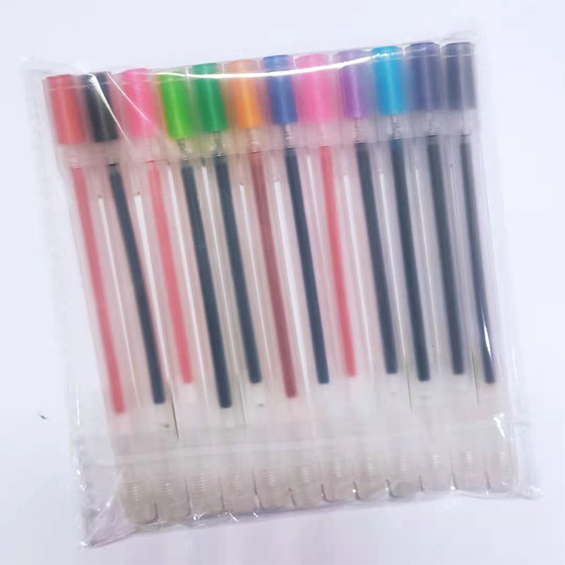 MUJI Set 12 Bút Gel Thiết Kế Xinh Xắn Tiện Dụng