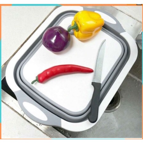 Chậu Đa Năng Kèm Bộ Thớt Chậu Gấp Gọn Đa Năng Nhà Bếp