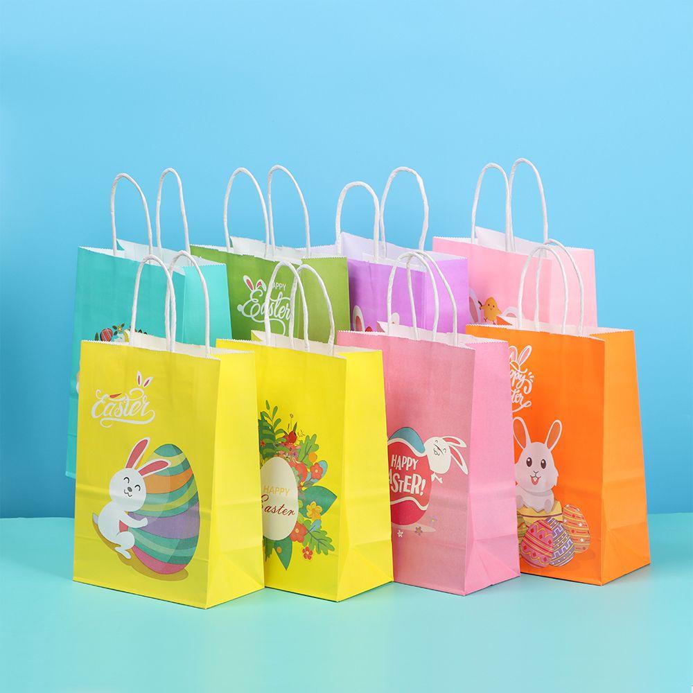 WATTLE Bộ 4 Túi Đựng Bánh Kẹo Hình Thỏ Phục Sinh Đáng Yêu