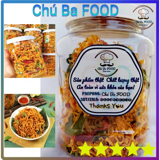 500G🐓Khô Gà Lá Chanh🐓 Chú Ba FOOD | Gà Tươi - Ức gà, Ngon, Chất lượng | BigBuy360 - bigbuy360.vn