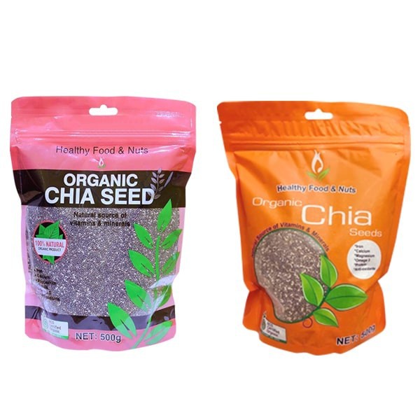 HẠT CHIA ÚC UC HEALTHY FOOD &amp; NUTS ORGANIC CHIA SEEDS CHÍNH HÃNG - 8286