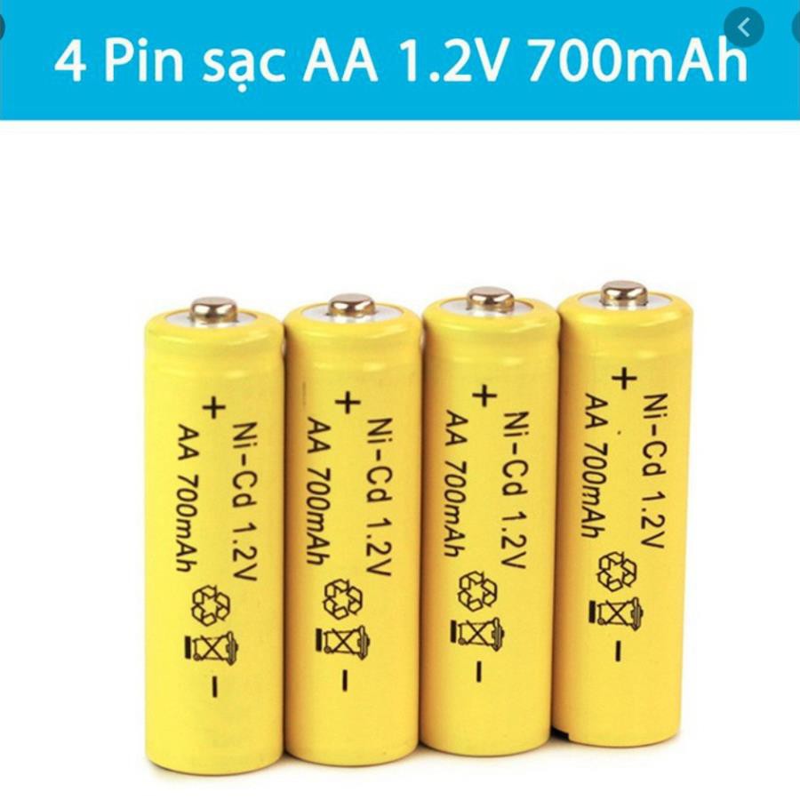 [ Hàng Chuẩn ] [ 1 Pin ]  Pin AA Ni-Cd 700mAh 1.2V Sạc được