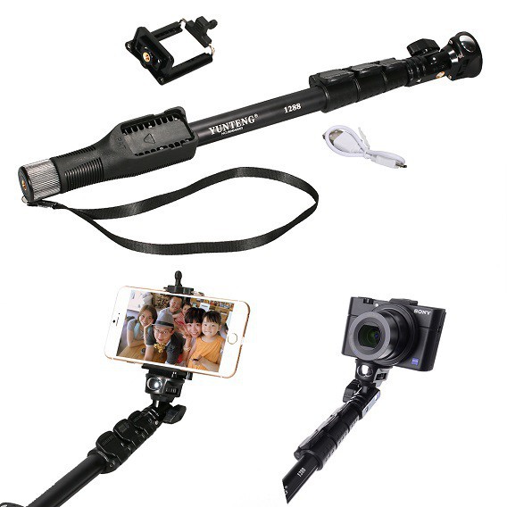 [GIÁ SỈ]  GẬY CHỤP ẢNH YUNTENG YT1288 Bluetooth | Phụ kiện điện thoại 279 | BigBuy360 - bigbuy360.vn