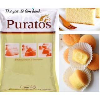 Bột làm bánh bông lan trộn sẵn Puratos ( gói 1kg)