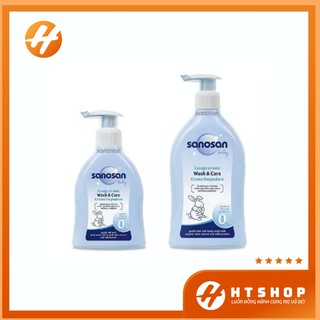 Sữa Tắm Gội Dịu Nhẹ Sanosan Chiết Xuất Olive Hữu Cơ