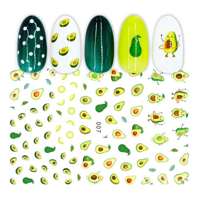 sticker trang trí nail