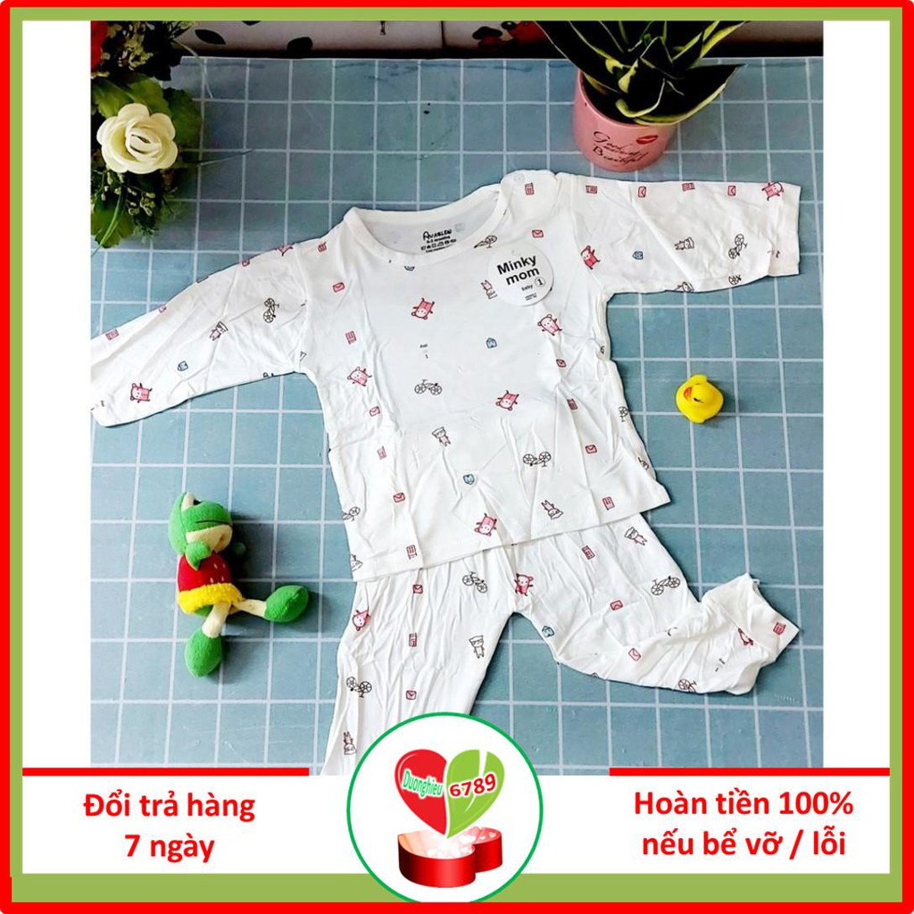 Bộ quần áo thu đông cotton xuất khẩu A3 cho bé từ 0-16 tháng - Duonghieu6789