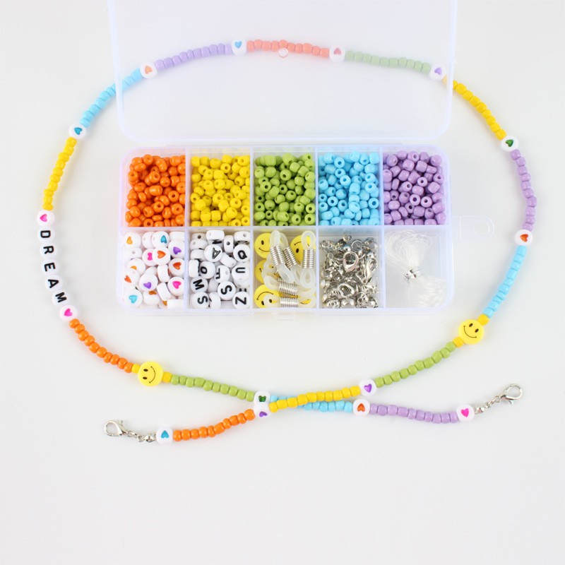 Dây Chuỗi Hạt Tự Làm Đeo Mặt Nạ Mắt Kính Thời Trang