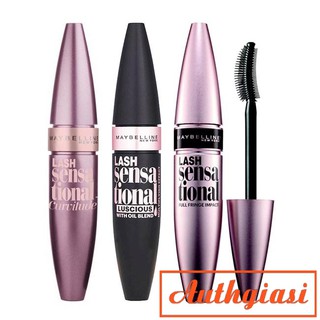 Mascara Làm Dày và Tơi Mi Maybelline Lash Sensational màu hồng đồng và đen