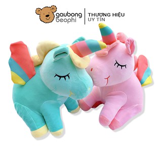 Thú bông kì lân, unicorn size 50cm quà tặng cho bạn gái shop gấu bông béo phì