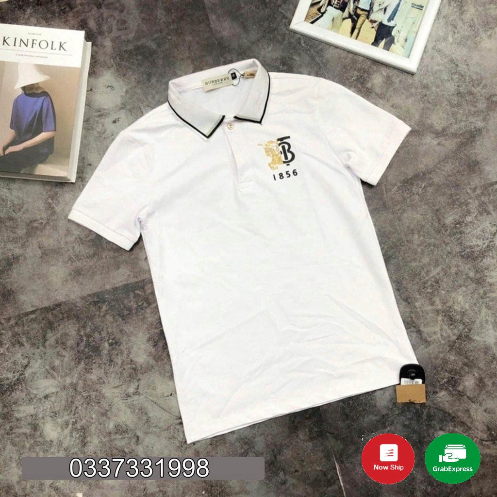 Áo Polo Nam Có Cổ, Áo Thun Nam Thêu Logo BBR Cao Cấp BB11 -