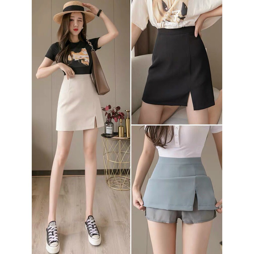 Chân Váy Chữ A Nữ Xẻ Đùi siêu xinh