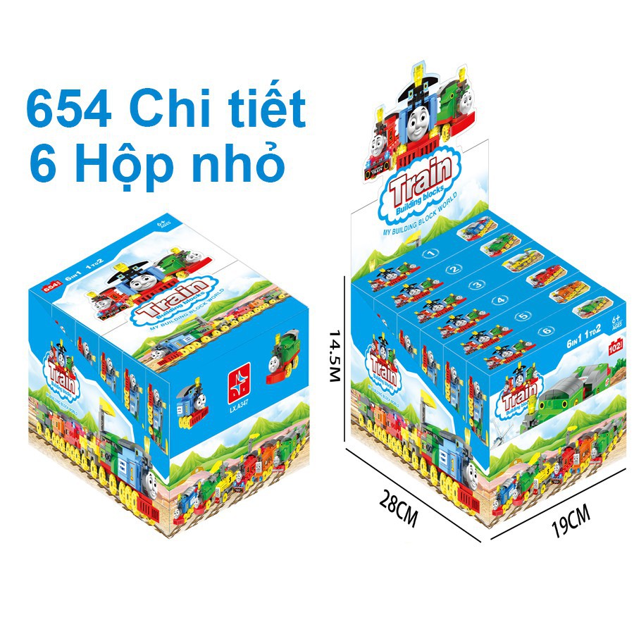 Lego Xếp Hình Tàu Thomas Cực Đẹp SP641