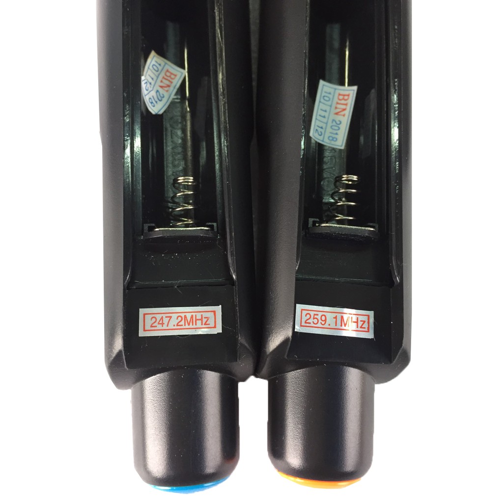 Bộ 2 Micro loa kéo Temeisheng tần số 247.2Mhz và 259.1Mhz