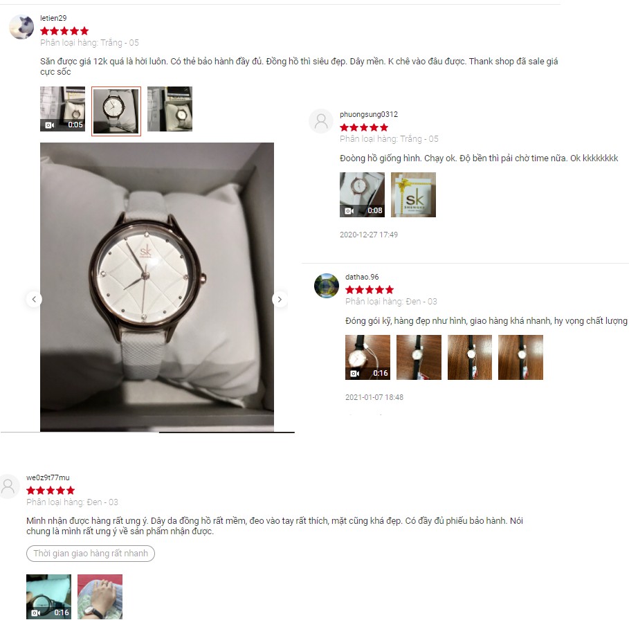 Đồng hồ nữ Shengke Korea K8013 chính hãng | BigBuy360 - bigbuy360.vn