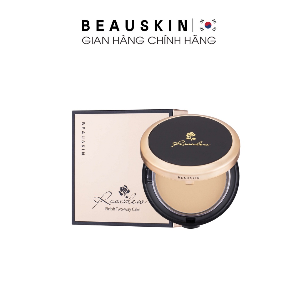 Phấn Phủ Kiềm Dầu, Che Khuyết Điểm BEAUSKIN Rosedew Two Way Cake 12g - BMTW0122110