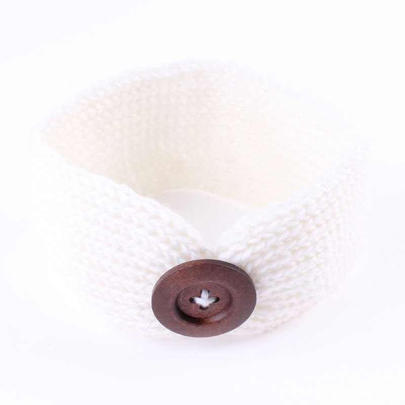 Băng Đô Đan Len Dễ Thương Dành Cho Bé Gái