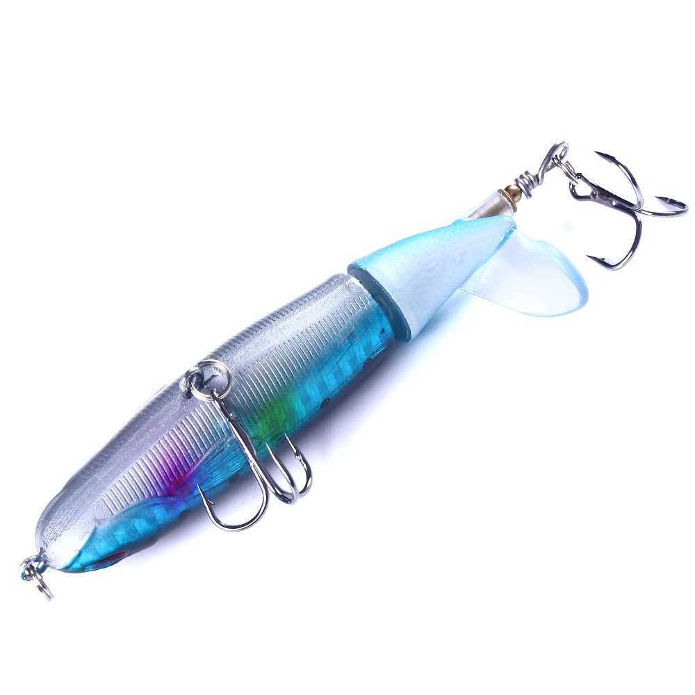1 Mồi Câu Cá Giả Mềm Có Móc Xoay 11cm 13g