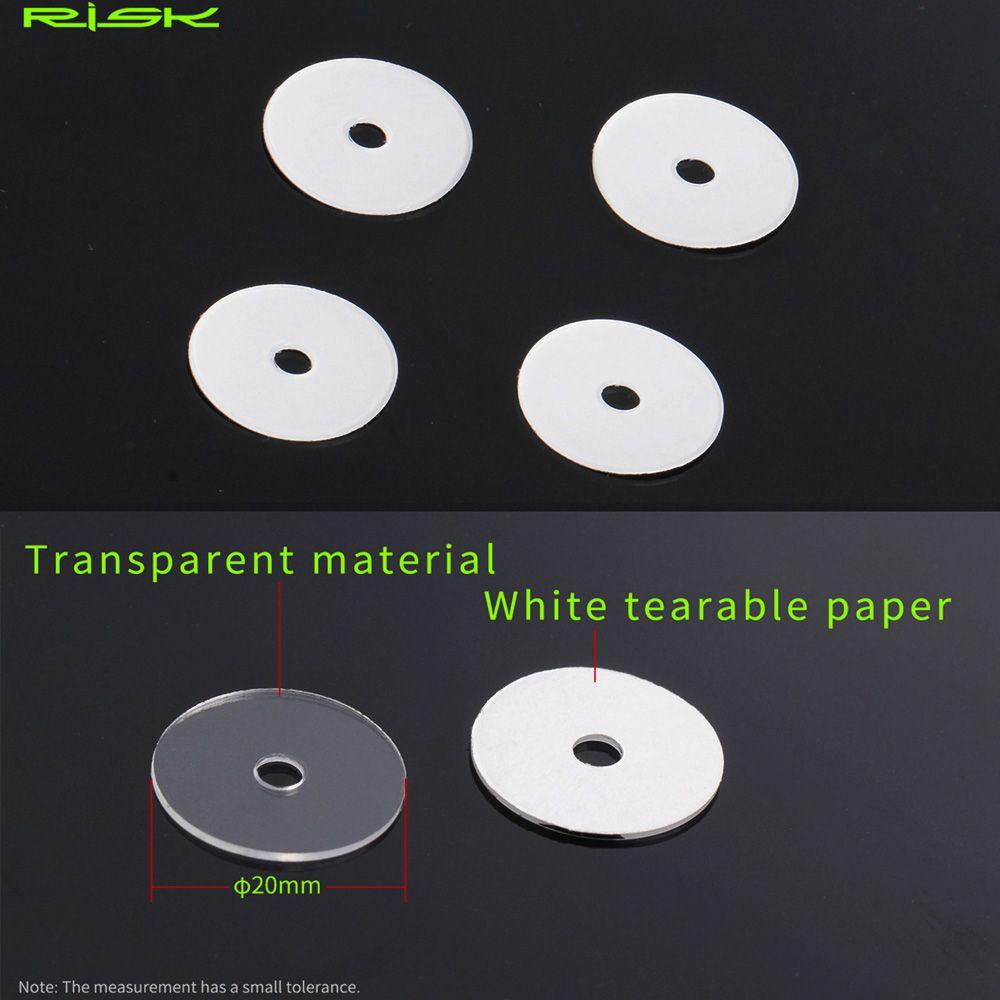 Set 20 Miếng Dán Trong Suốt Vòi Khí Ga Kiểu Pháp Cho Xe Đạp Leo Núi