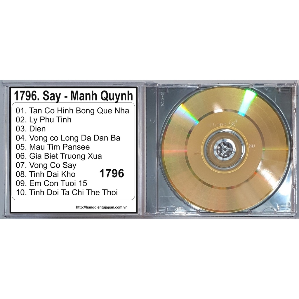 Bộ 4 CD ca sĩ mạnh quỳnh ( 1663 - 1694 )