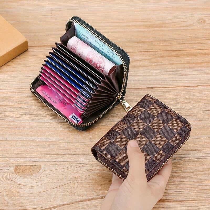 Ví Nữ Mini❤️Freeship❤️Ví Nữ Ngắn Họa Tiết Có Khóa Kéo Nhiều Ngăn Chất Da Bền Đẹp shopduyencuong