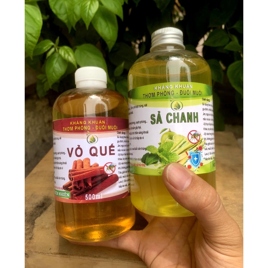 500 ml :Sả chanh - Quế - Bạc Hà - Hoa Hồng -Sen Trắng.....NƯỚC LAU SÀN, khử khuẩn, Đuổi muỗi Chưa Có Đánh