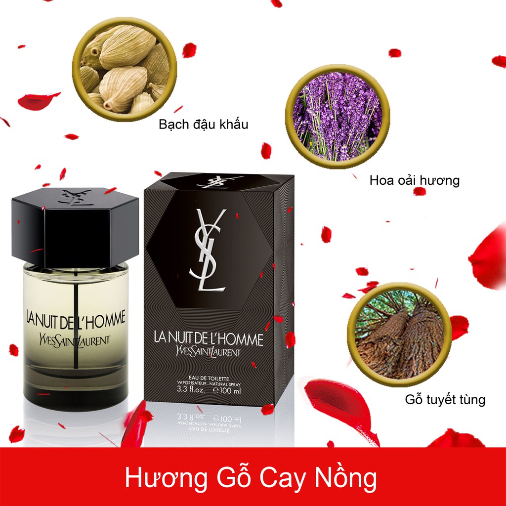 Nước Hoa Nam Yves Saint Laurent Lanuit De Lhomme Chai 10ml | BigBuy360 - bigbuy360.vn