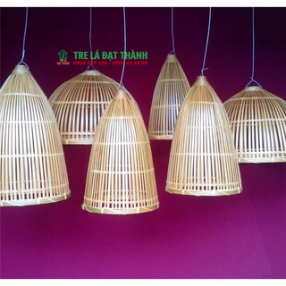 Đèn nơm tre trang trí, đèn thả trần, đèn lồng mây tre đan, đèn nơm nhiều kích cỡ