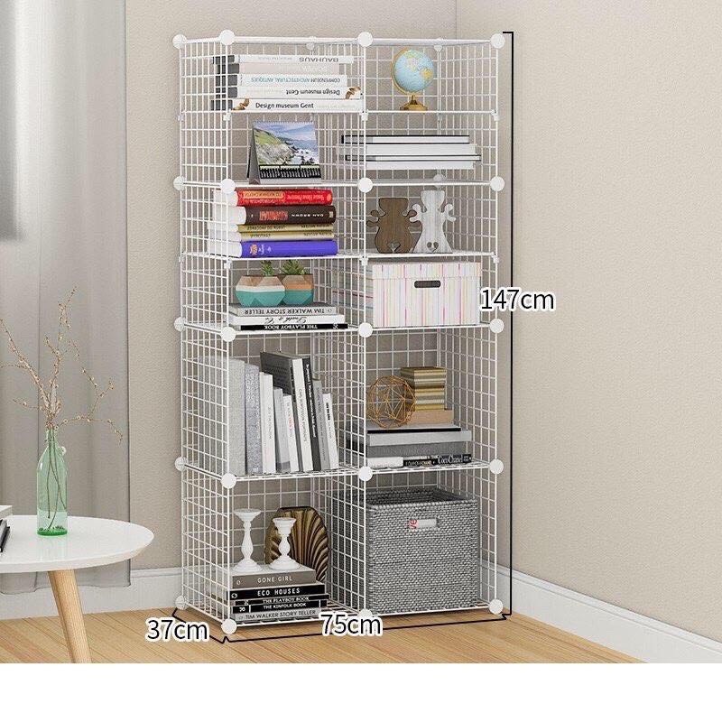 (TẶNG CHỐT) LƯỚI THÉP HIỆN ĐẠI, DECOR MỌI THỨ LÀM GIÁ / TỦ / KỆ SÁCH đủ màu sắc