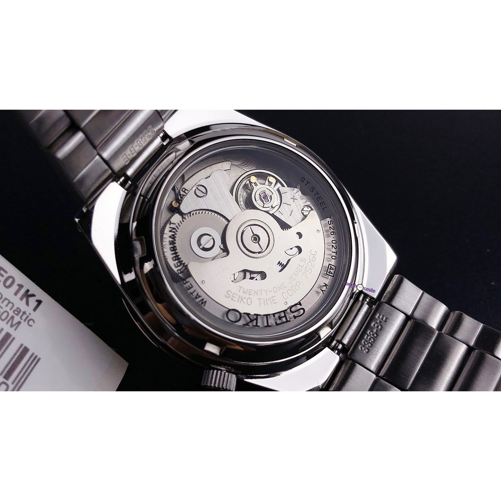 Đồng hồ nam Seiko 5 automatic 21 jewels 50m SNKE01K1