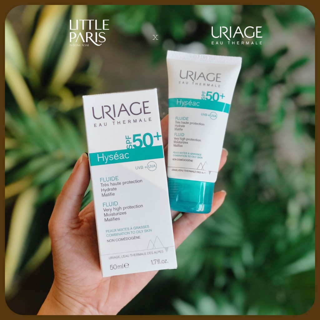 Kem Chống Nắng Uriage Hyseac Dành Cho Da Dầu Mụn SPF 50