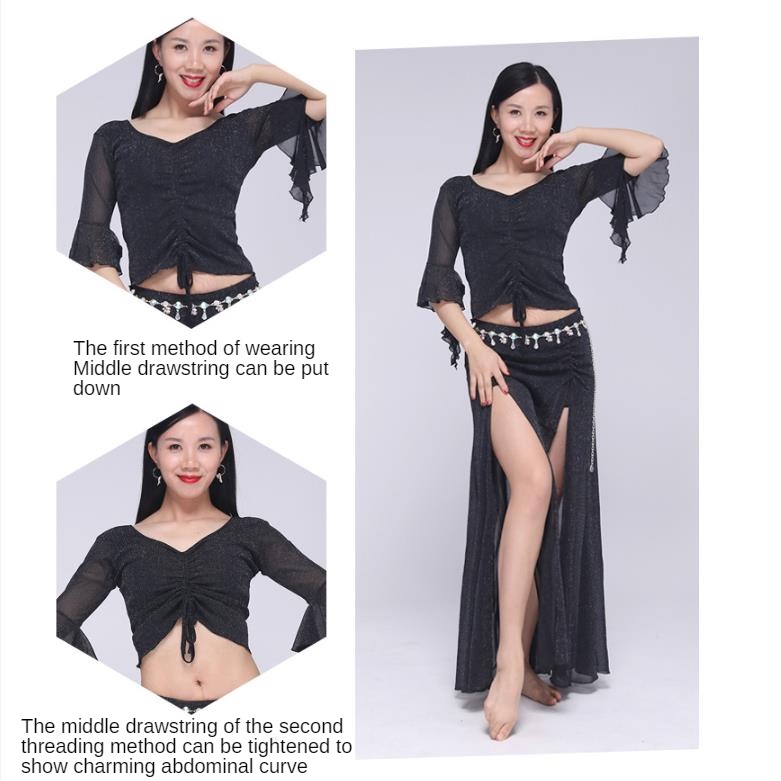 Bộ Trang Phục Biểu Diễn Múa Bụng Thiết Kế Mới Xinh Xắn Thời Trang