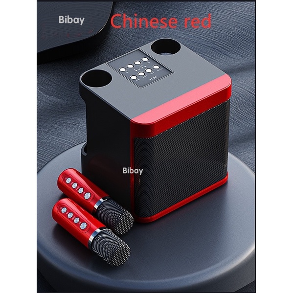 Loa Karaoke mini YS-YOSD 203/207 Kèm 2 Micro Không Dây Hát Siêu Hay