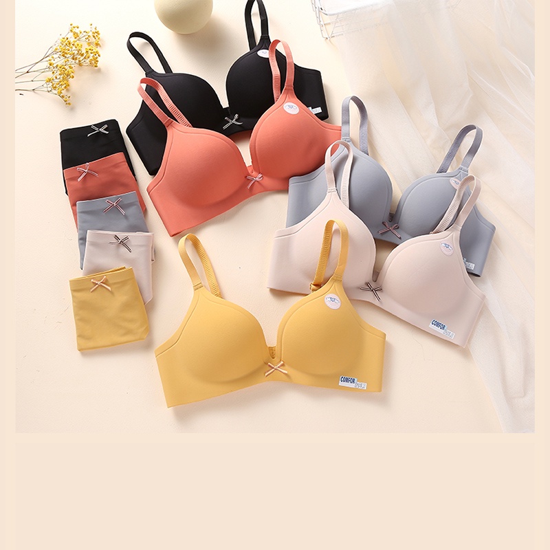 Áo Ngực Không Gọng Không Đường May Thoải Mái Và Thoáng Khí Cho Nữ