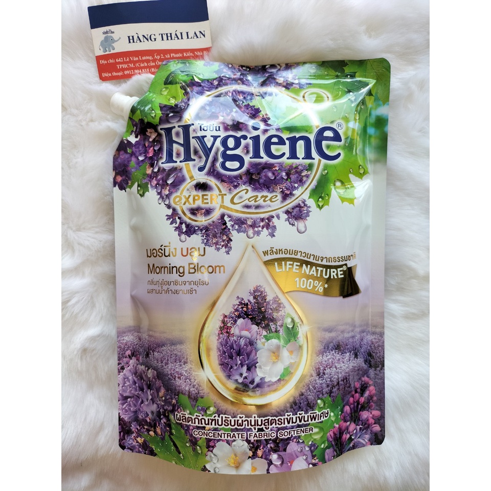 NƯỚC XẢ VẢI HYGIENE THÁI LAN 1150ML MÀU TÍM MORNING BLOOM