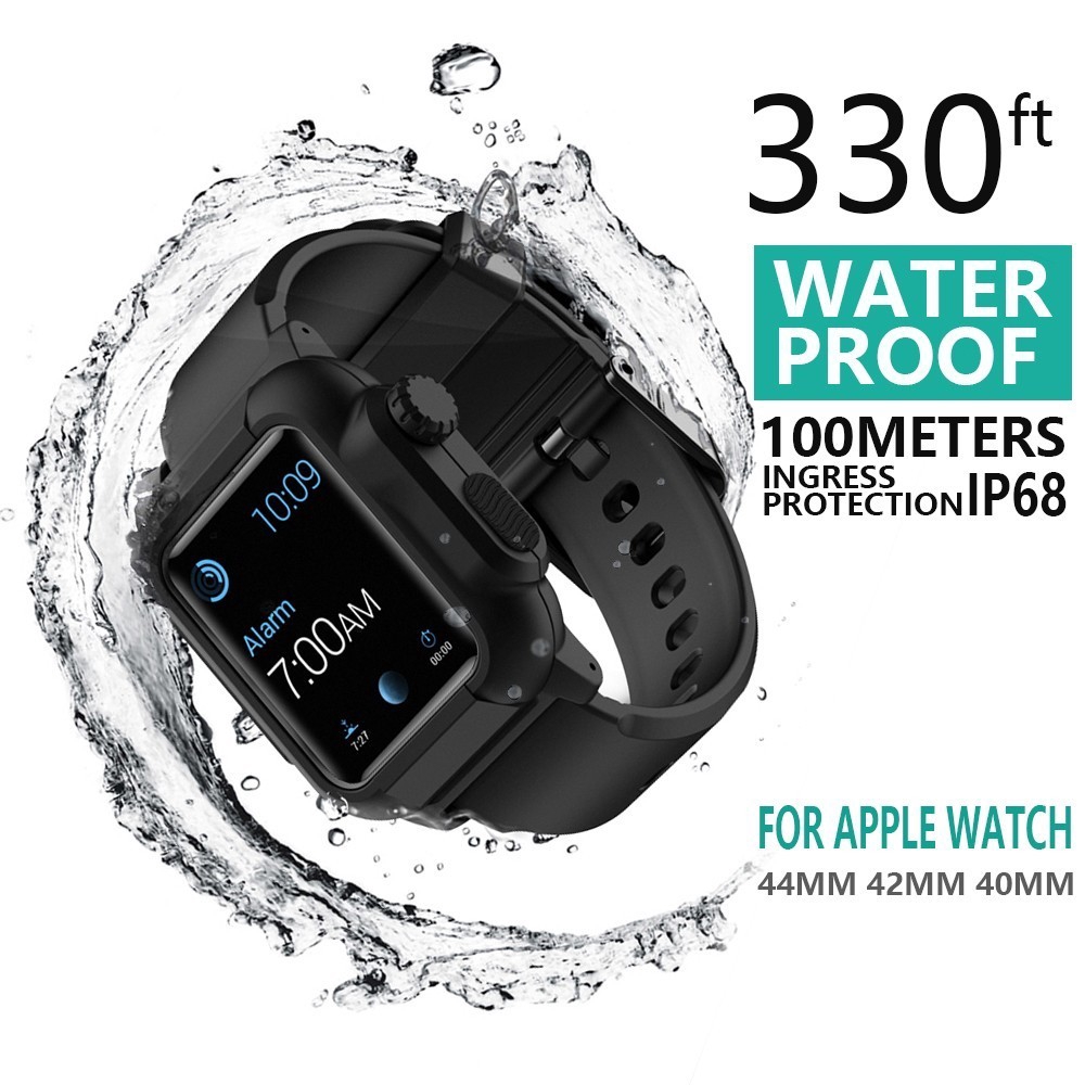 How to get water out of apple watch series 4 Apple Watch Strap Vỏ Bảo Vệ Bằng Silicon Chống Thấm Nước Co Day đeo Cho Apple Watch Series 4 5 6 Se 44mm 40mm Iwatch Series 1 2 3 42mm Shopee Việt Nam