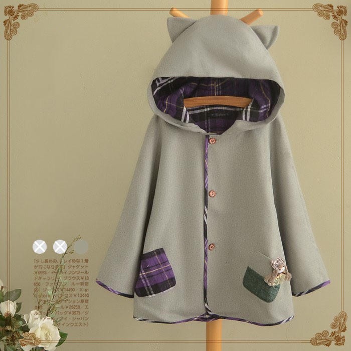 Áo Khoác Gió Phối Nút Ấm Áp Thời Trang Mùa Đông Cho Nữ