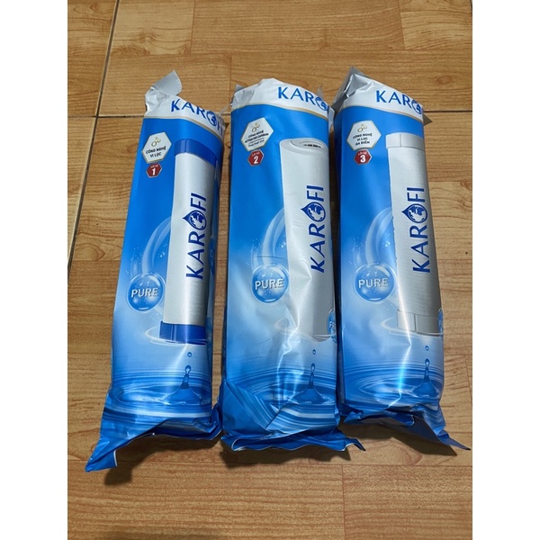 Bộ 3 lõi lọc 1,2,3 Karofi Chính hãng ( lõi lọc 123 Karofi)