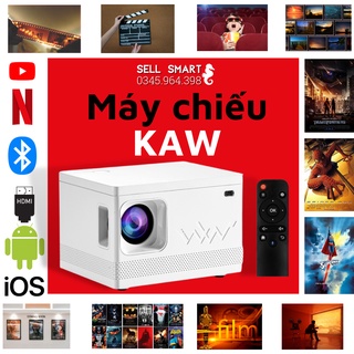 [SIÊU SỐC] Máy Chiếu Mini KAW - K500, Máy chiếu Mini KAW-K650 Plus - Độ Phân Giải FullHD 1080P Hệ điều hành android, ios