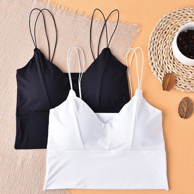 Áo Bra Nữ Đúc Su Dây Mảnh Croptop Siêu Hot Mẫu Mới 115