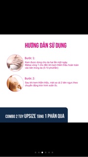 Kem nở Ngực UP SIZE