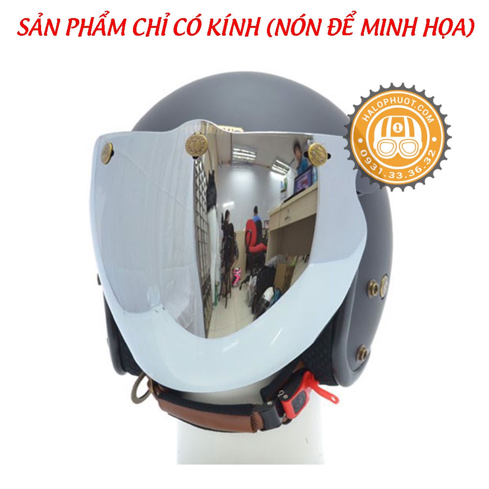 Kính Eagle Bulldog gắn nón 3/4 (đủ màu)