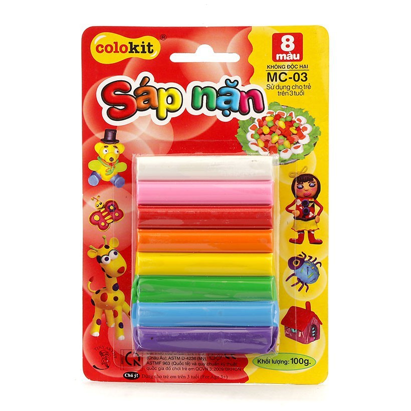 Sáp nặn Colokit Thiên Long MC-03 (8 Màu)