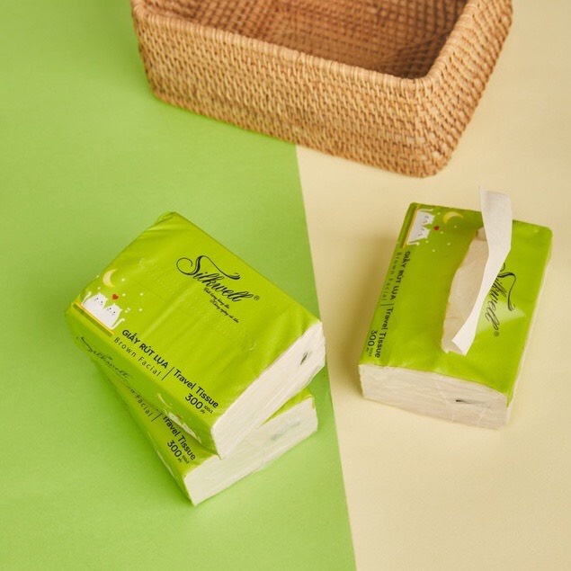 Khăn Giấy Rút Silkwell 100 Tờ 3 Lớp Du Lịch Nhỏ Gọn Tiện Dụng - Khăn Giấy Ăn Silkwell