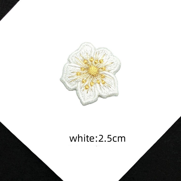 Sticker Ủi Thêu Hình Hoa Trang Trí Áo Thun Cho Bé