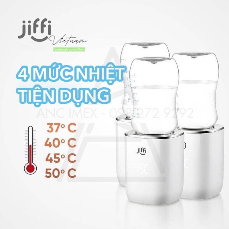 Hâm sữa Jiffi không dây và Jiffi mini warmer X cắm điện trực tiếp, chính hãng, bảo hành 12 tháng