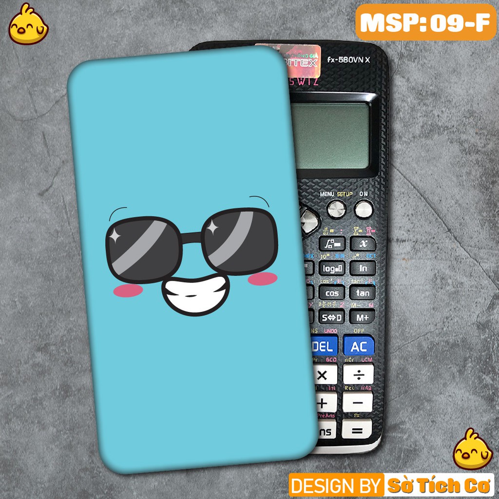 Miếng decal dán máy tính Casio bỏ túi FX500 FX570 FX580 - 570ES 570EX 680EX hình Emoji MSP: MT09