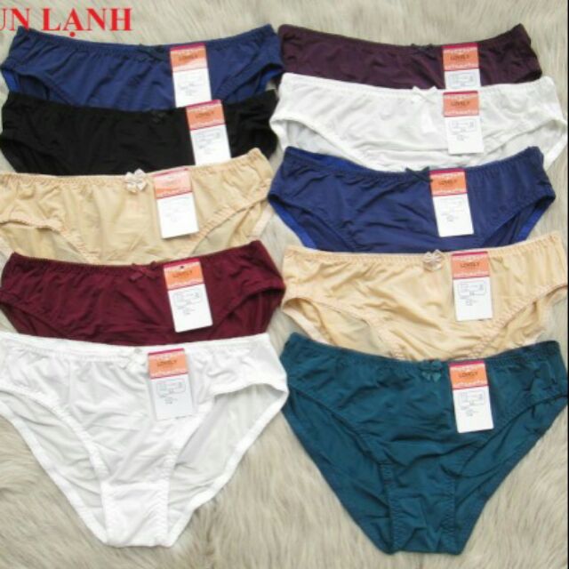 Quần Lót Lovely Trơn Thun Cotton Lạnh