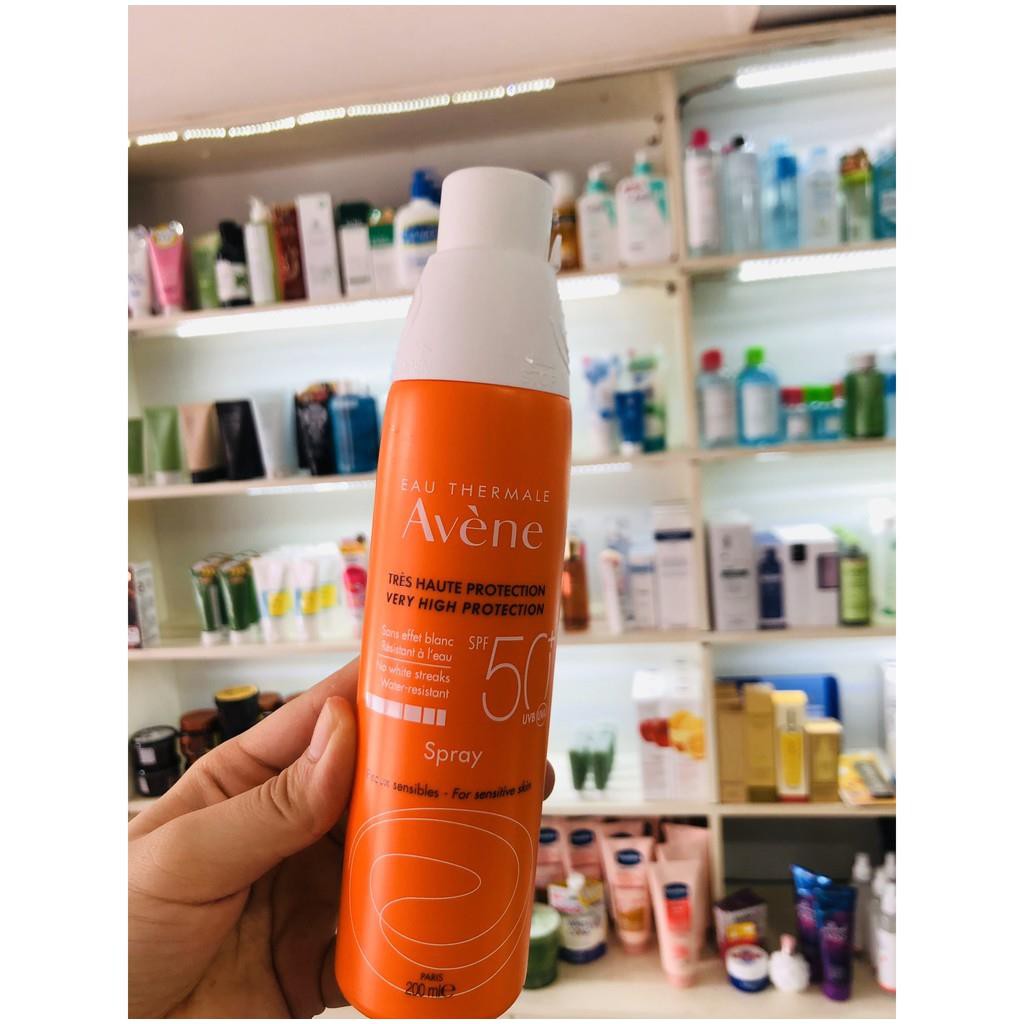 Xịt Chống Nắng Avene Very High Protection Fluid Spf 50+ - 50ml